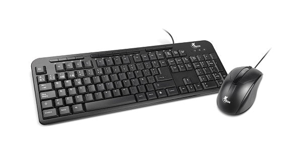 Dúo de mouse y teclado multimedia en español | XTK-301S