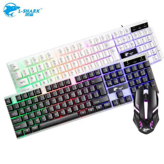 Combo de teclado y Mouse para juegos | Lshark-T350