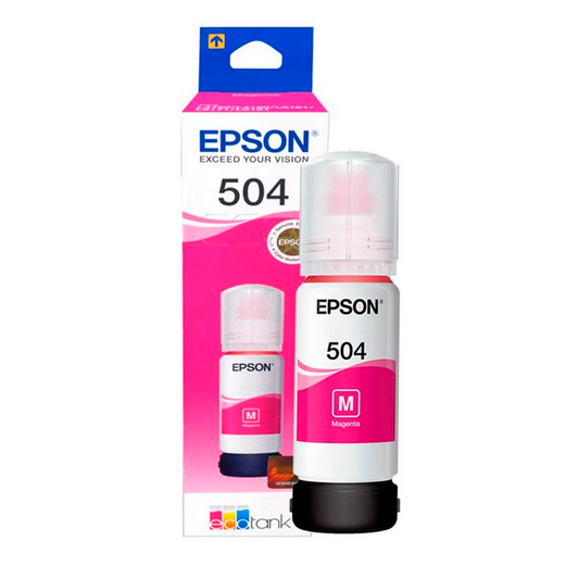 Epson ink bottle T504 | Magenta