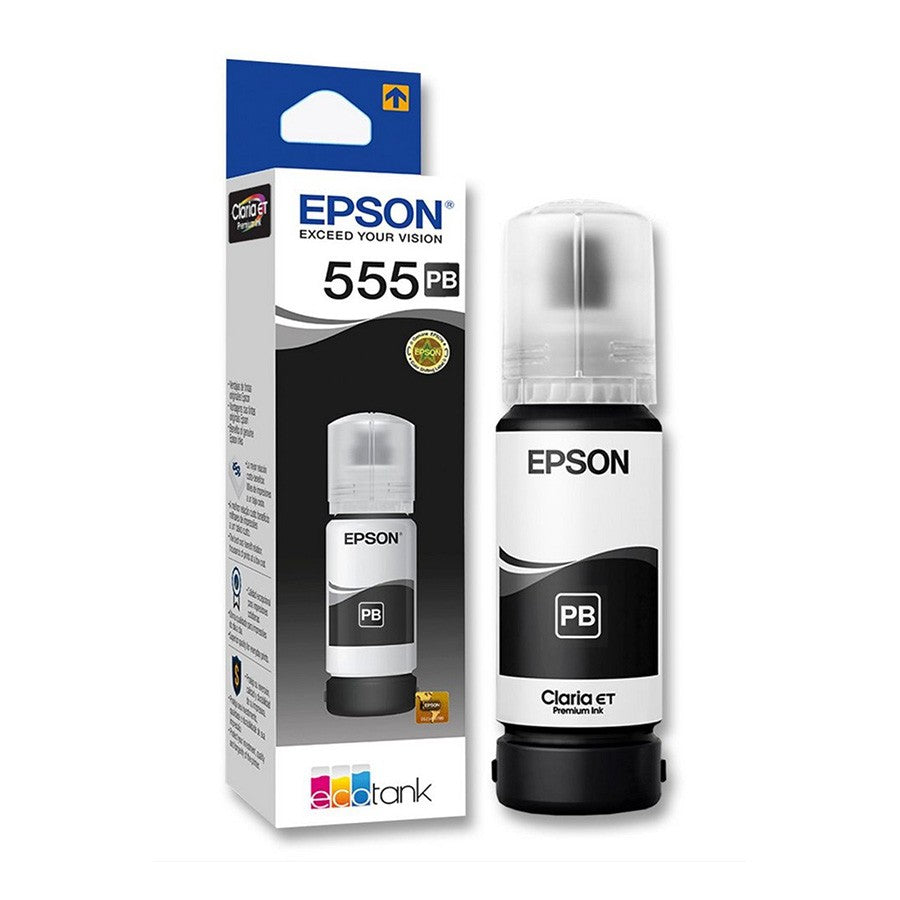 Botella de Tinta T555 Epson | Negro Mate