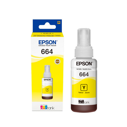 Epson botella de tinta T664 | Amarillo