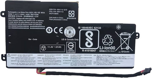 Batería para portátil Lenovo ThinkPad | 45N1112