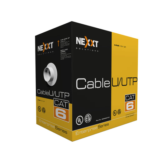 Caja de cable de Red UTP CAT6 (1000 pies) NEXXT | AB356NXT01