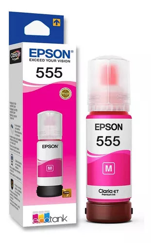 Botella de Tinta T555 Epson | Magenta