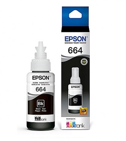 Botella de Tinta T664 Epson | Negro