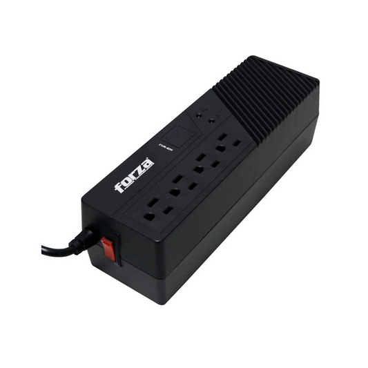 Regulador autom. voltaje 1000VA/500W 4 salidas AC 2USB 115V | FVR-1011USB