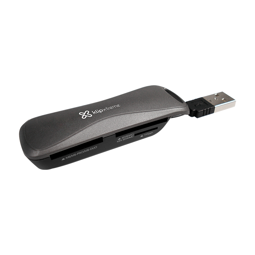 Adaptador multipuerto USB portátil Klip Xtreme | KCR-210