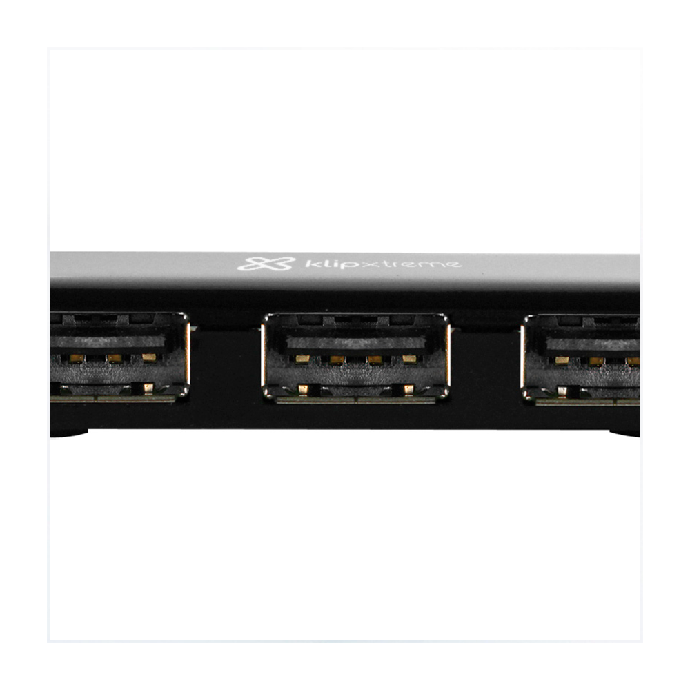 Concentrador universal 4 puertos USB 2.0 KlipXtreme | KUH-190B