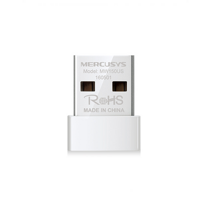 Adaptador USB Nano Inalámbrico N150 Mercurys | MW150US