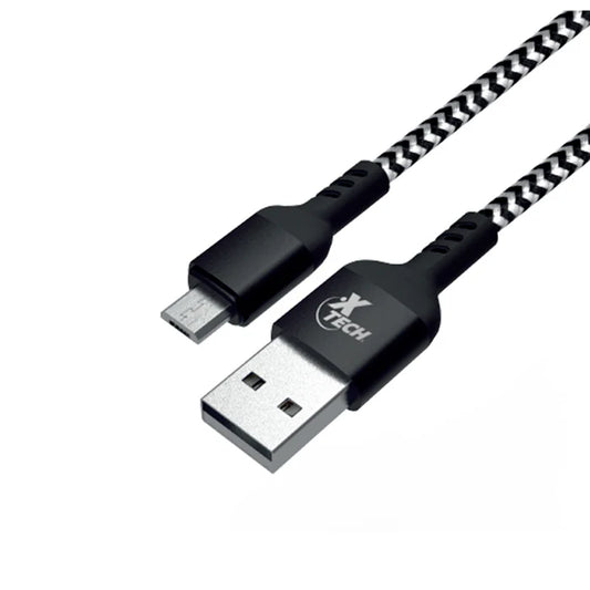 Cable trenzado USB 2.0 macho A a micro-USB macho B