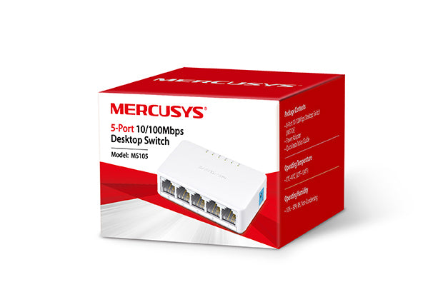 Switch 5 PORT MERCUSYS MS105 10/100 Mbps