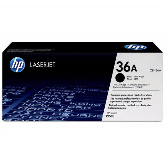 Tóner HP Laser Jet original | 36A Negro