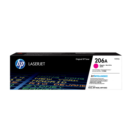 Tóner HP Laser Jet original | 206A Magenta