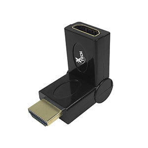 Adaptador con conector HDMI® macho a HDMI® hembra con ángulo ajustable | XTC-347