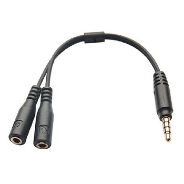 Adaptador Auxiliar 3.5mm Macho A Dos 3.5mm Hembra | ZO-AU1A2