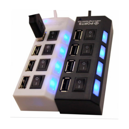 Concentrador universal 4 puertos USB 2.0 | ZO-HUB-4