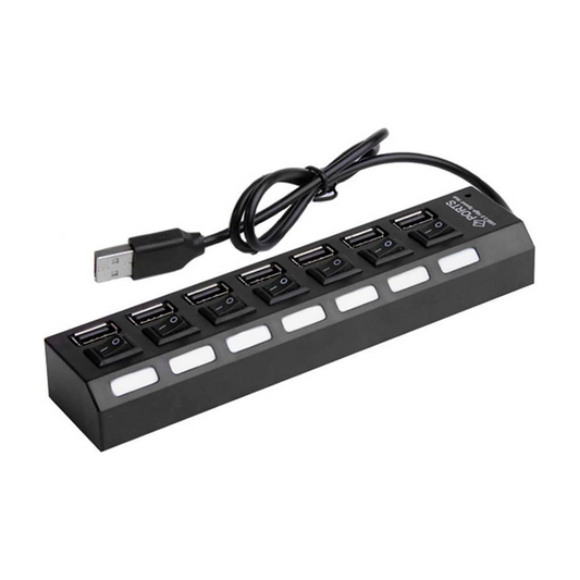 Concentrador universal 7 puertos USB 2.0 | ZO-HUB-7