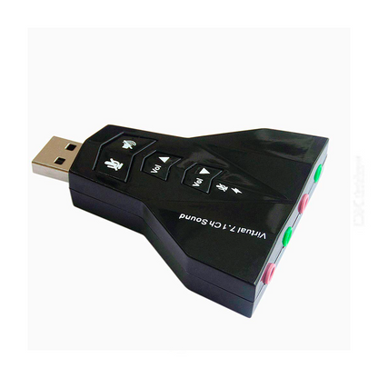 Adaptador de Audio Tarjeta de Sonido Externa 7.1 USB | ZO-PD560