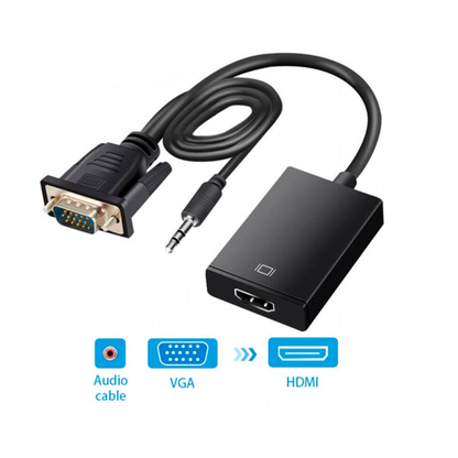 Adaptador VGA Macho A HDMI Hembra | ZO-VGA-HDMI