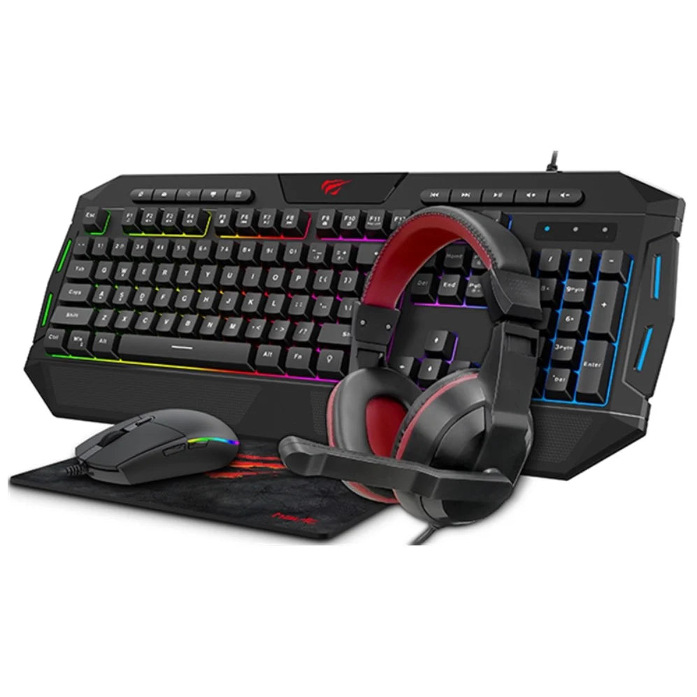 Combo, Teclado, Ratón, Alfombrilla, Auriculares | KB501CM-SP