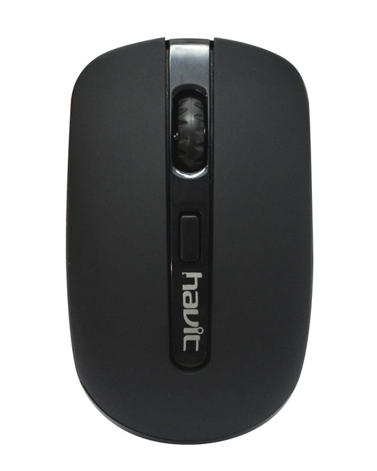 Mouse Havit Inalámbrico | Negro con rojo