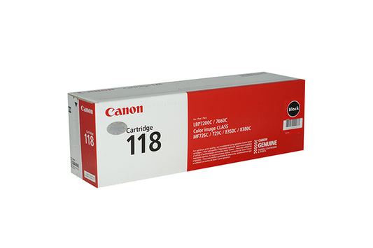 Toner Canon Original | 118 Negro